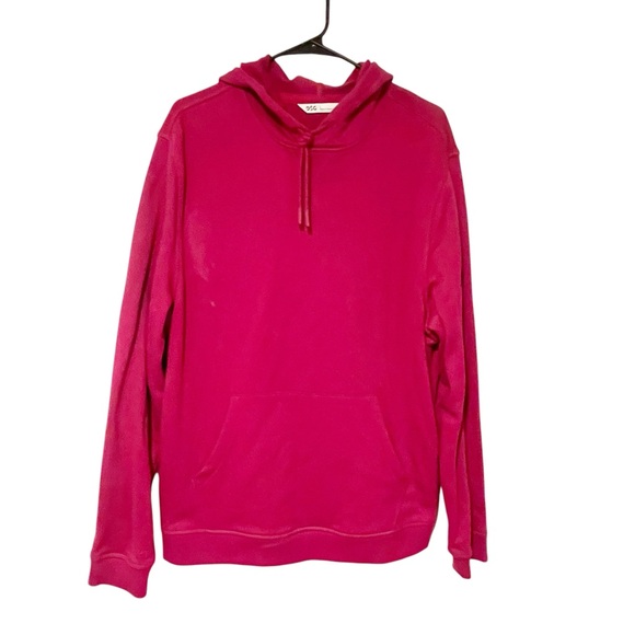 DSG Men's Size Large French Terry Hoodie Wild Berry Pullover Sweatshirt - Picture 1 of 5